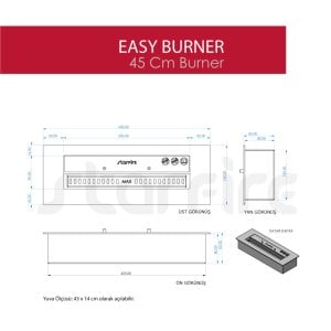 45'lik Easy Burner