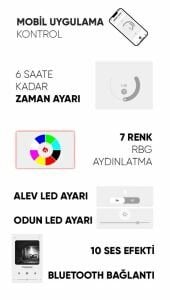 SK - 80 Elektrikli Şömine (Isıtmasız)