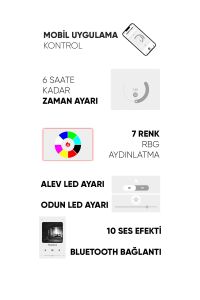 SC - 180 Elektrikli Şömine (Isıtmasız)